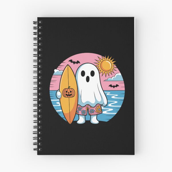 Item preview, Ghost with Surf Vibes | Cute Kawaii Summer Halloween Design designed and sold by ColorSplash123.