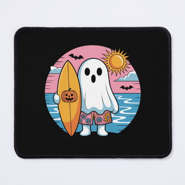 Item preview, Ghost with Surf Vibes | Cute Kawaii Summer Halloween Design designed and sold by ColorSplash123.