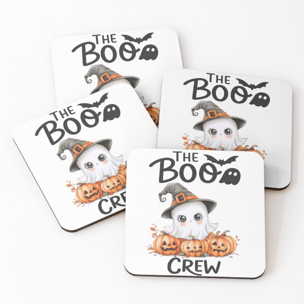 Item preview, The Boo Crew Cute Ghost Halloween Design designed and sold by MKDigitalPrints.