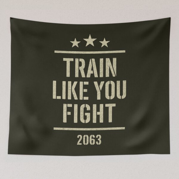 Item preview, Train Like You Fight – Military Motivational Quote | Army Discipline & Fitness Mindset Design. designed and sold by SaraSumi.