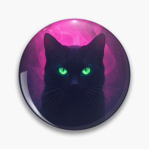 Item preview, Mystical Neon Glow | The Watcher Cat designed and sold by Polariszero.