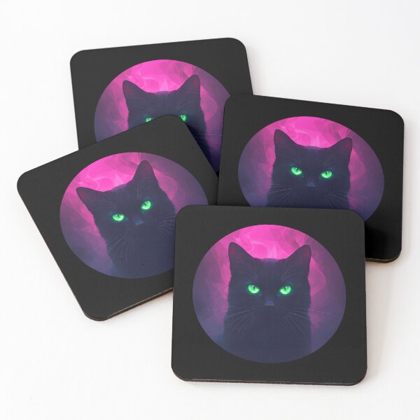 Item preview, Mystical Neon Glow | The Watcher Cat designed and sold by Polariszero.