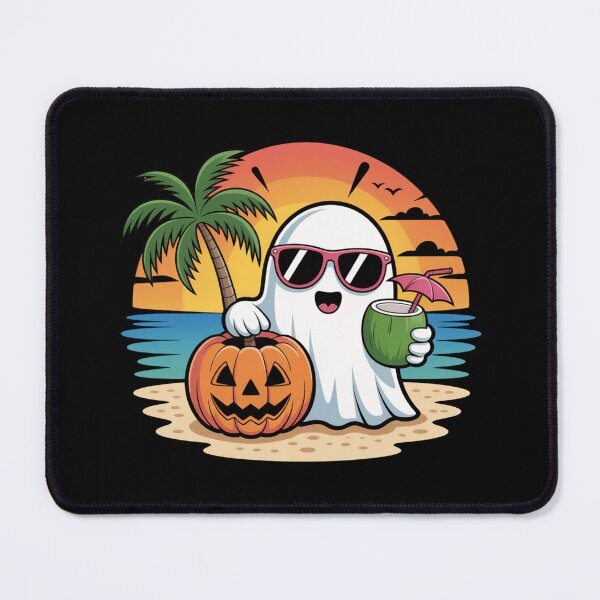 Item preview, Beach Party Ghost | Cute Kawaii Summer Halloween Design designed and sold by ColorSplash123.