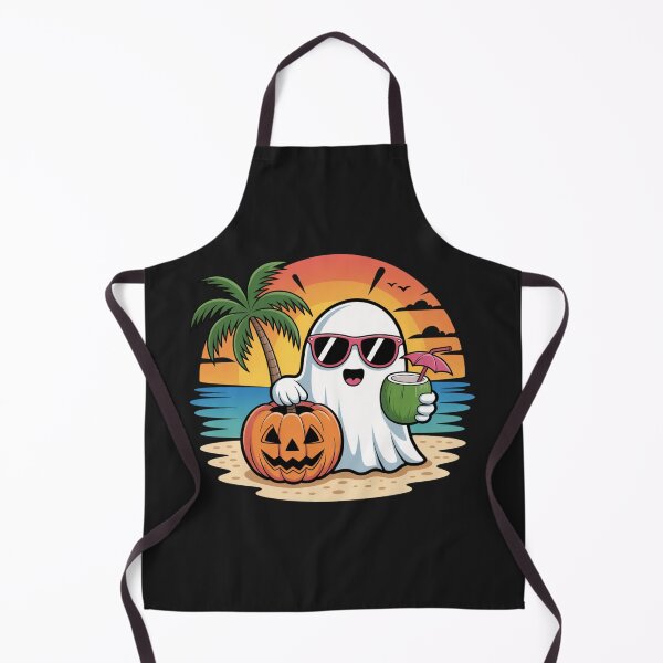 Item preview, Beach Party Ghost | Cute Kawaii Summer Halloween Design designed and sold by ColorSplash123.