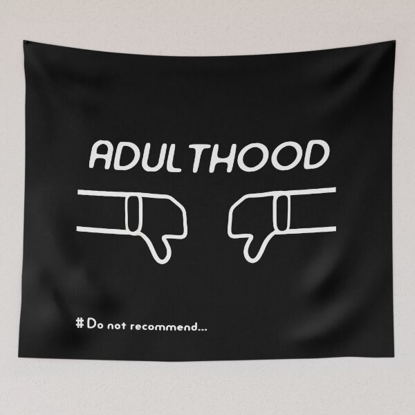 Item preview, adulthood is really fun designed and sold by Wayoftheartist.
