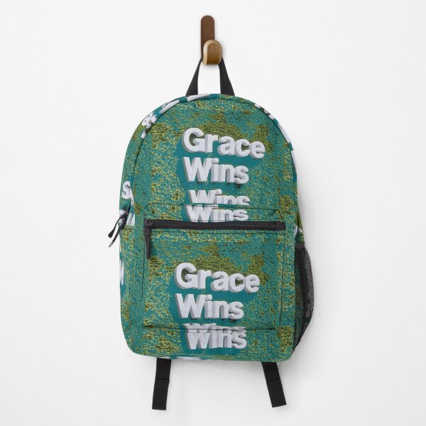 Item preview, Draw this – Grace Wins 3D Embossed Text, designed and sold by PaintMeWorld.