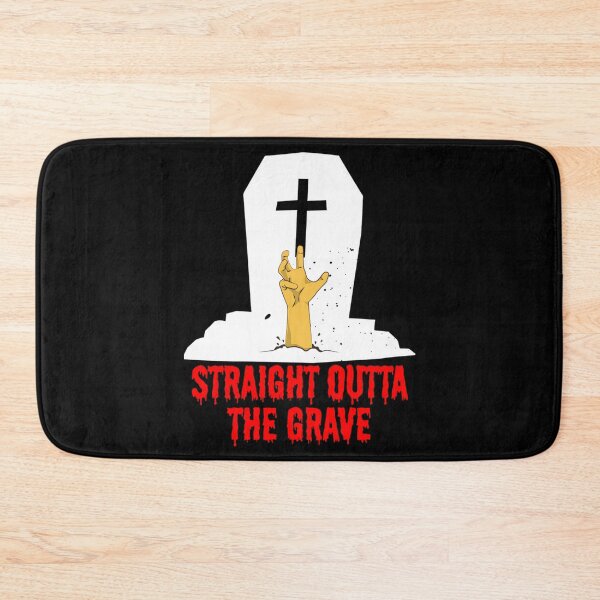 Item preview, Straight Outta the Grave - Spooky Halloween Graveyard, Tombstone Design for Trick & Treat Spooky Night designed and sold by boldstuffshop.