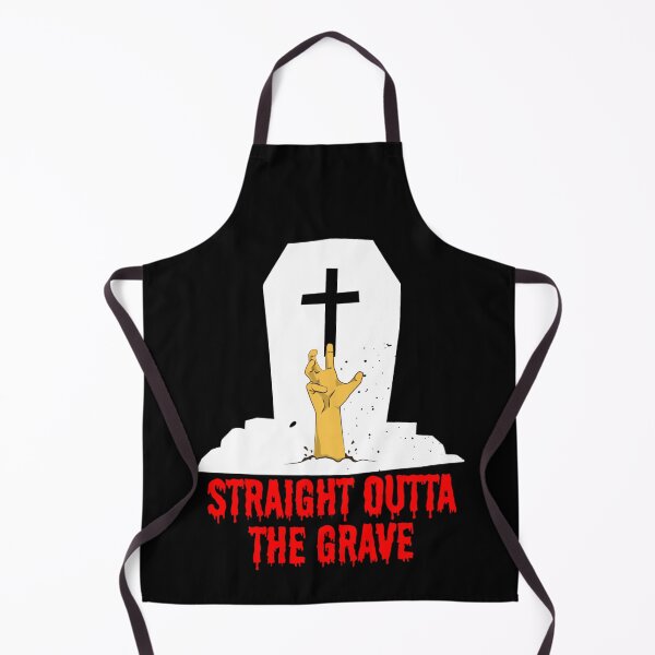 Item preview, Straight Outta the Grave - Spooky Halloween Graveyard, Tombstone Design for Trick & Treat Spooky Night designed and sold by boldstuffshop.