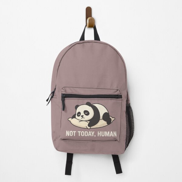 Item preview, Not Today, Human – Funny Lazy Panda Cartoon Design designed and sold by Dezpro.