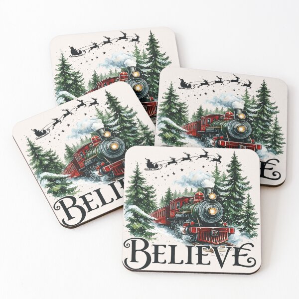 Item preview, Polar Express, Christmas Gift, Christmas Believe, Merry Christmas, All Aboard Polar Express, Xmas designed and sold by toongstudio.