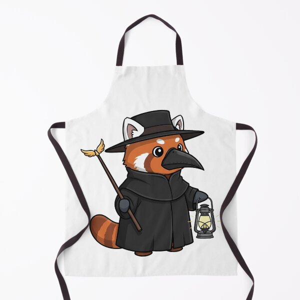 Item preview, Red Panda Plague Doctor Dark Fantasy designed and sold by k3rstman1.