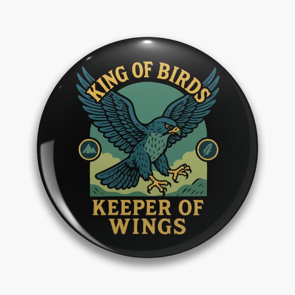 Item preview, Falcon King Of Birds Keeper Of Wings Falconry designed and sold by LuminOrb.