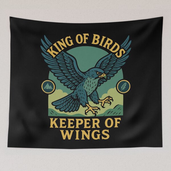 Item preview, Falcon King Of Birds Keeper Of Wings Falconry designed and sold by LuminOrb.