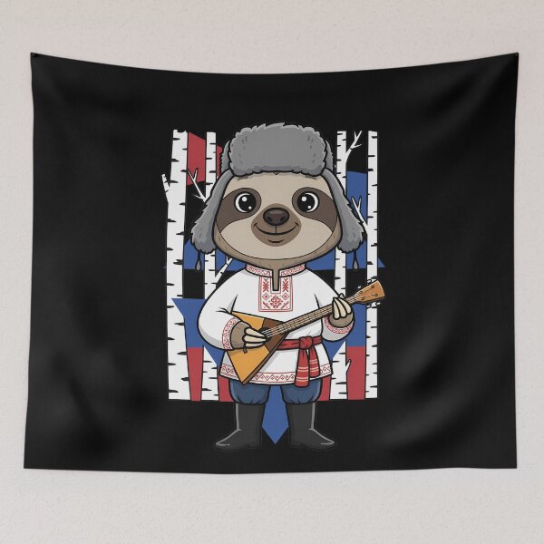 Item preview, Russian Sloth Balalaika Player designed and sold by k3rstman1.