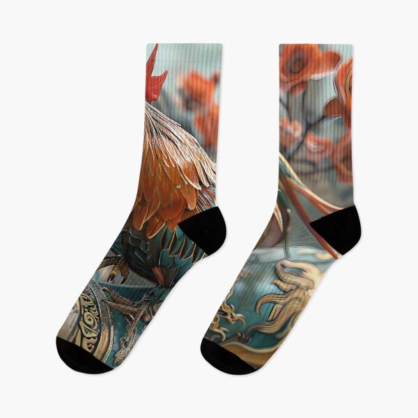 Item preview, This striking image depicts a 3D rendered rooster  designed and sold by CheerForGoods.