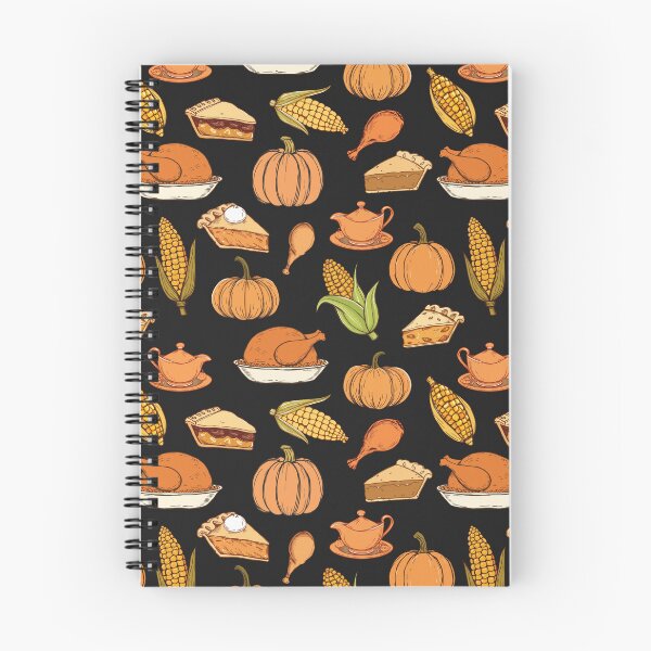 Item preview, Turkey Corn Pumpkin Cake Illustration Pattern | Food Art designed and sold by UnhingedBird.