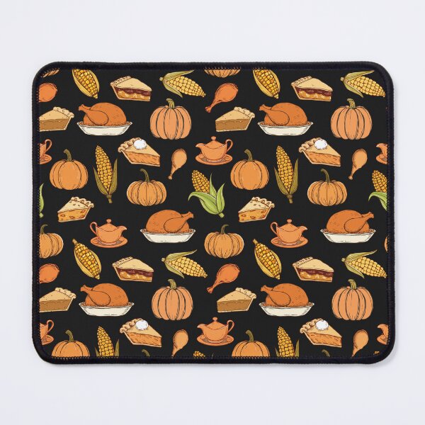 Item preview, Turkey Corn Pumpkin Cake Illustration Pattern | Food Art designed and sold by UnhingedBird.