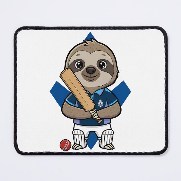 Item preview, Scotland Cricket Sloth Player Sports designed and sold by k3rstman1.