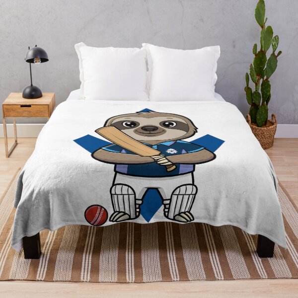 Item preview, Scotland Cricket Sloth Player Sports designed and sold by k3rstman1.