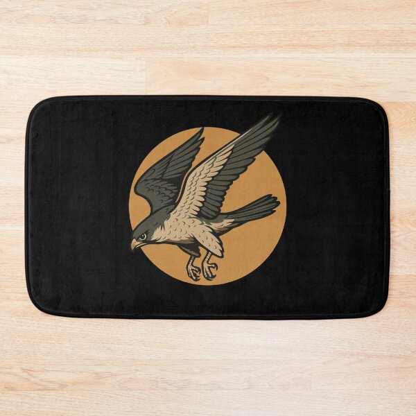 Item preview, Falcon Soaring Circle Bird of Prey Art designed and sold by LuminOrb.