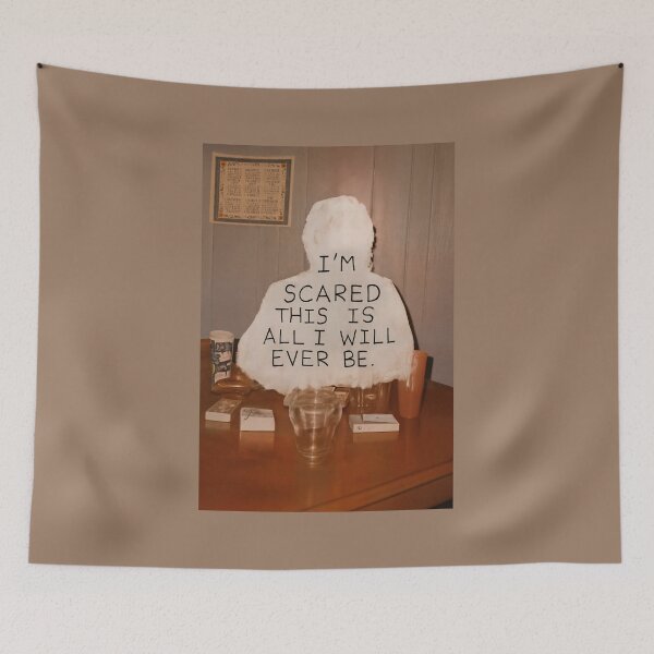 Item preview, I’m Scared This Is All I Will Ever Be | Existential Quote Art designed and sold by SuccessHunters.