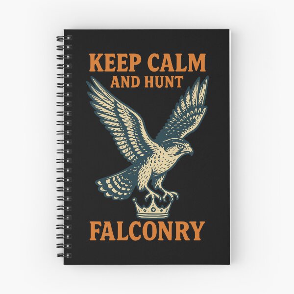 Item preview, Falcon Keep Calm And Hunt Falconry Graphic designed and sold by LuminOrb.