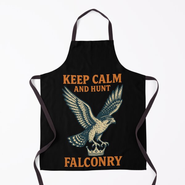 Item preview, Falcon Keep Calm And Hunt Falconry Graphic designed and sold by LuminOrb.