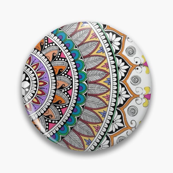 Item preview, Colorful Mandala Art – Vibrant Floral Pattern Design designed and sold by Kruti Collection.