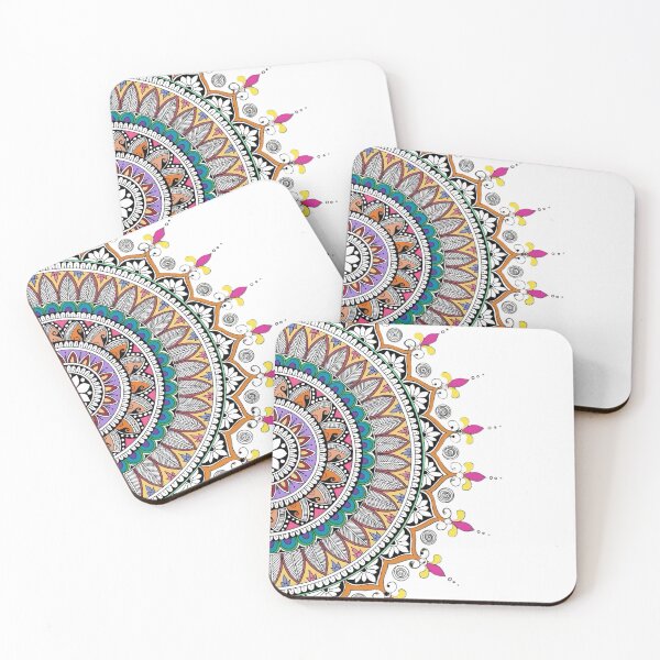 Item preview, Colorful Mandala Art – Vibrant Floral Pattern Design designed and sold by Kruti Collection.