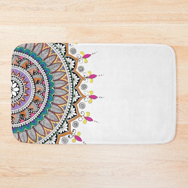 Item preview, Colorful Mandala Art – Vibrant Floral Pattern Design designed and sold by Kruti Collection.