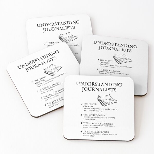 Item preview, Life of a Journalist – Funny and Relatable Truths designed and sold by PsyFlow35.
