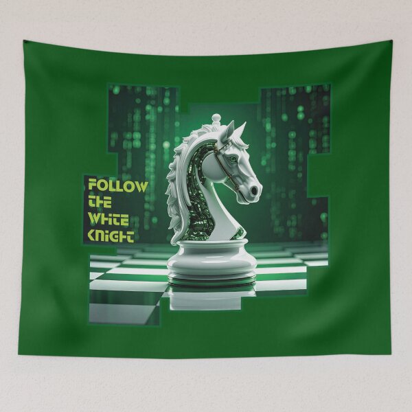 Item preview, Follow the White Knight | The Digital Strategist designed and sold by bubuknows.
