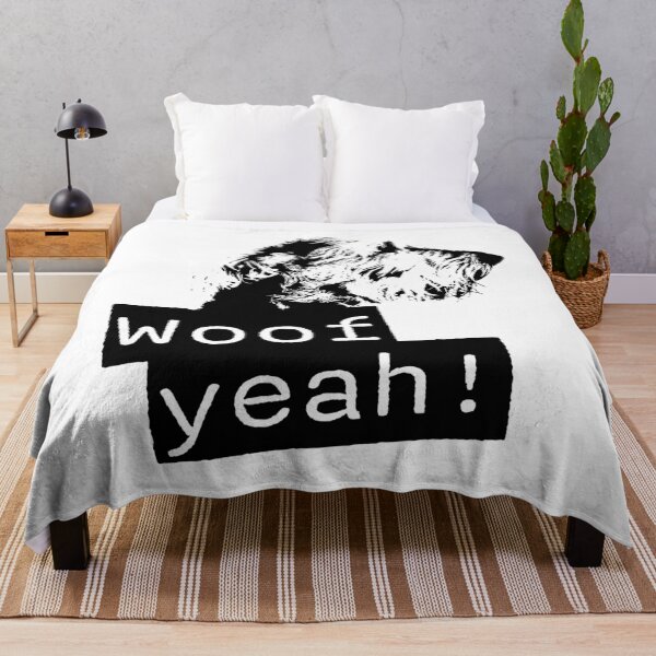Item preview, Woof Yeah! — Funny Dog Design | T-shirt, Sticker, Dog Art designed and sold by Printspiration, Explore Unique Art & Designs.