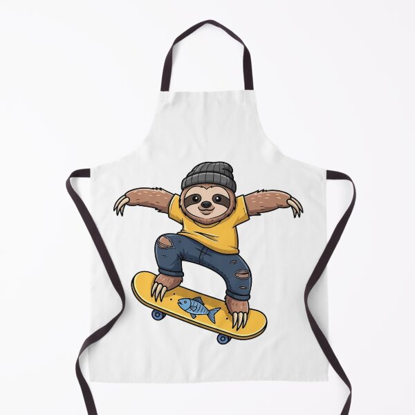 Item preview, Cool Sloth Skater Animal Skateboard designed and sold by k3rstman1.