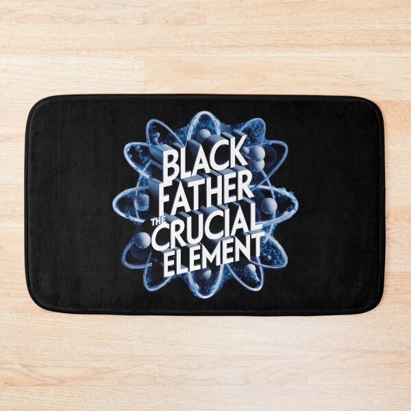 Item preview, Black Father Crucial Element Science Perfect Gifts for Dads Chemists and Scientists designed and sold by SkymarArt.