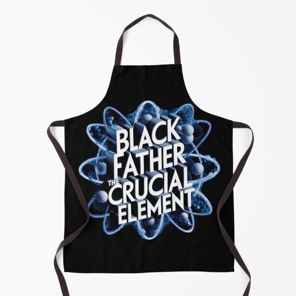 Item preview, Black Father Crucial Element Science Perfect Gifts for Dads Chemists and Scientists designed and sold by SkymarArt.