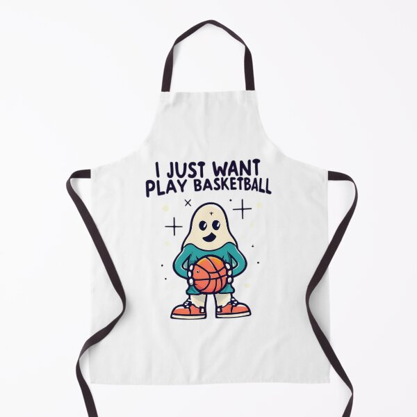Item preview, Happy Ghost Halloween I Just Want Play Basketball designed and sold by Dravienart.