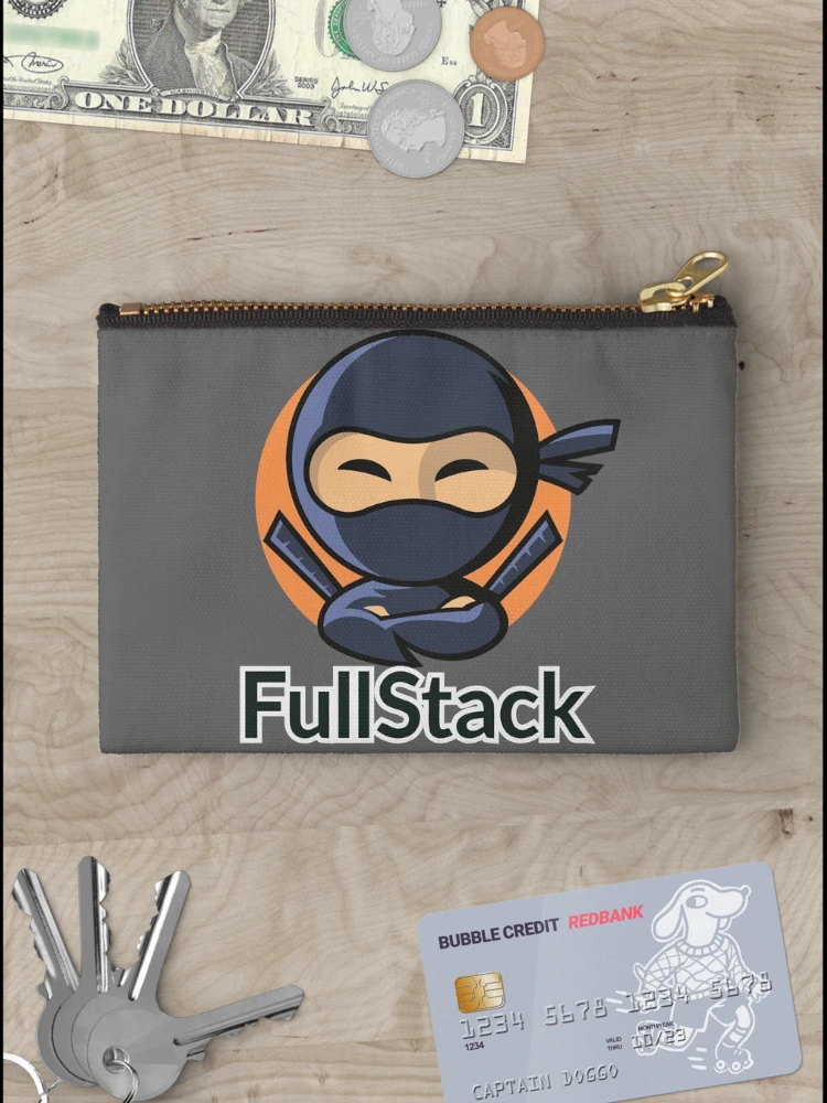 Thumbnail 3 of 4, Zipper Pouch, Full Stack developer designed and sold by digijob.