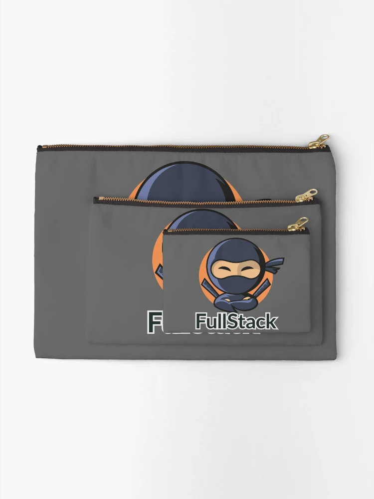 Thumbnail 2 of 4, Zipper Pouch, Full Stack developer designed and sold by digijob.