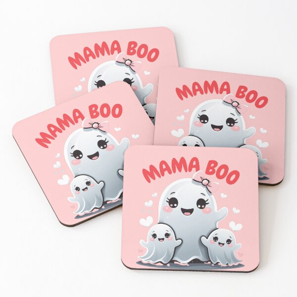 Item preview, Mama Boo Cute Ghost Mom & Babies | Kawaii Halloween Motherhood designed and sold by wellie-chic.