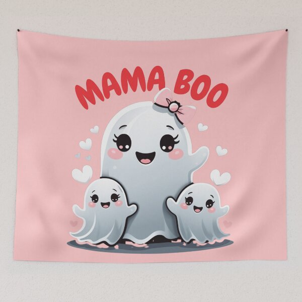Item preview, Mama Boo Cute Ghost Mom & Babies | Kawaii Halloween Motherhood designed and sold by wellie-chic.