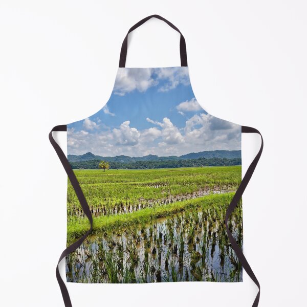 Item preview, Blue sky reflections on Indonesia's green rice paddies designed and sold by franck380.