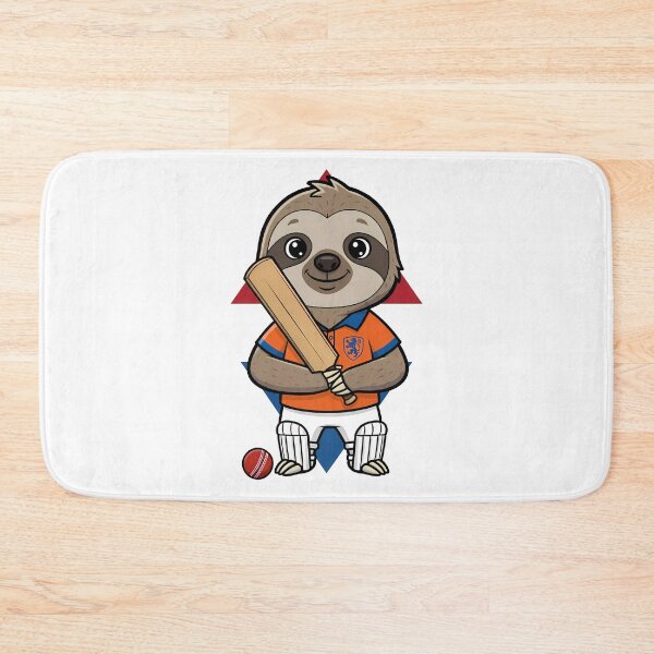 Item preview, Sloth Cricket Player Netherlands Sports designed and sold by k3rstman1.