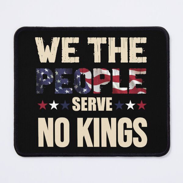 Item preview, Vintage No Kings In America, Democracy, We The People designed and sold by gear-posters.