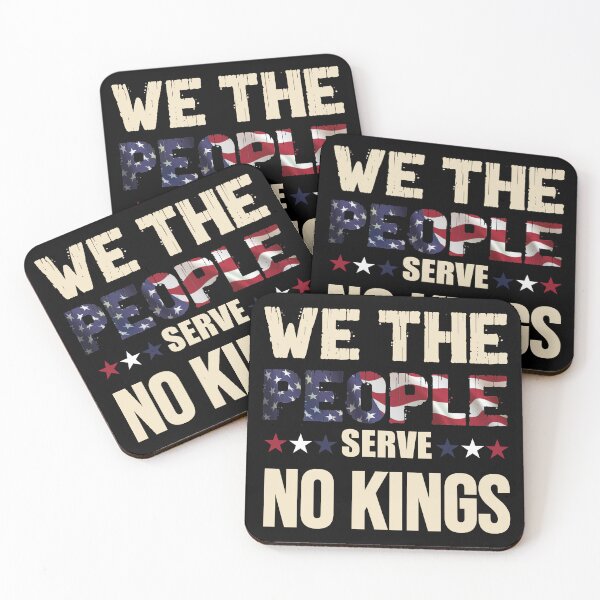 Item preview, Vintage No Kings In America, Democracy, We The People designed and sold by gear-posters.