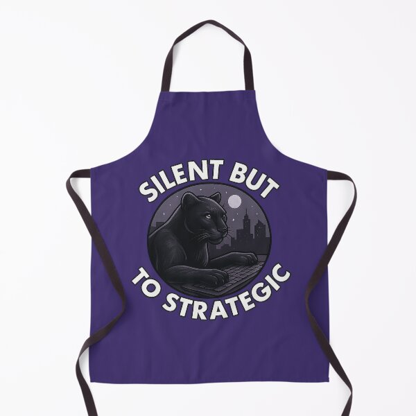 Item preview, Panther Strategic Mode — Silent Productivity Illustration designed and sold by Modivox.