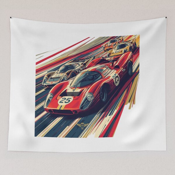 Item preview, Classic Racing Legends in Dynamic Motion Art designed and sold by DM.