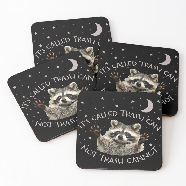 Item preview, Its Called Trash Can Not Trash Cannot Funny Raccoon Trash Panda Meme Shirt Humor Animal Unhinged Feral Tee designed and sold by LessIsLoud.
