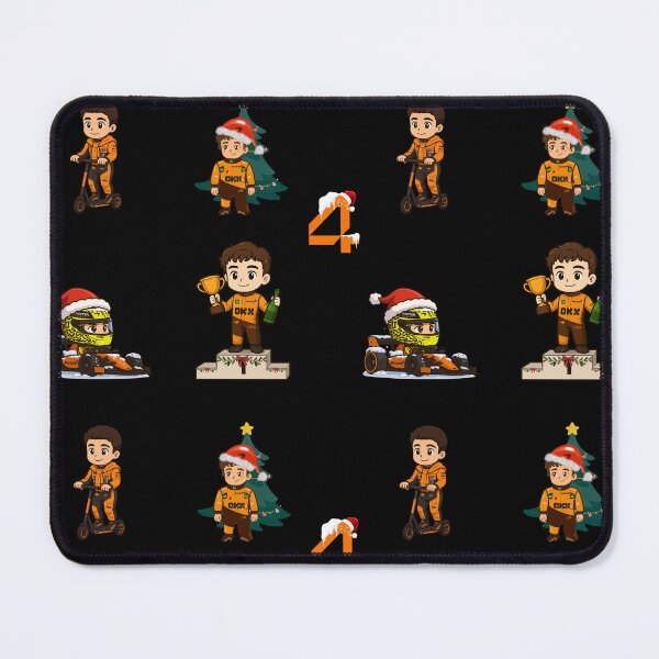 Item preview, Lando Norris ChristmasTheme Mclaren Formula 1 racing 2025 sticker for F1 fans designed and sold by Pink Polar F1.