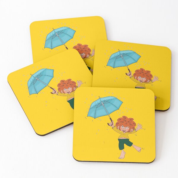 Item preview, Pumuckl umbrella pulled by the wind designed and sold by DieViolettHund.